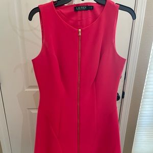 Lauren Ralph Lauren Zipper pink dress, worn once